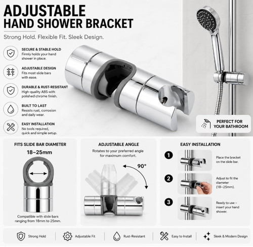 Universal adjustable shower - universal,