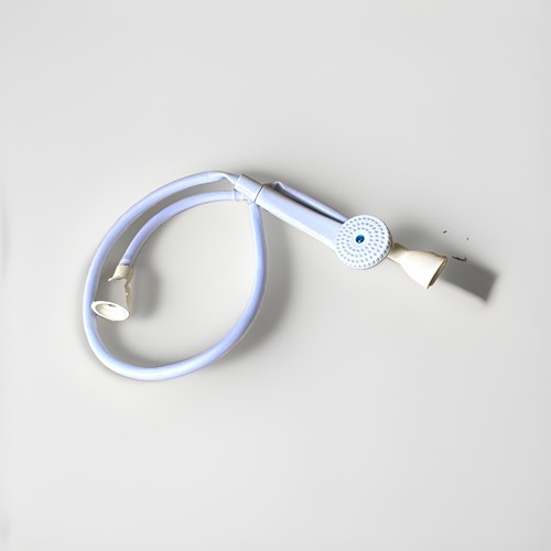 White plastic handheld - plastic,