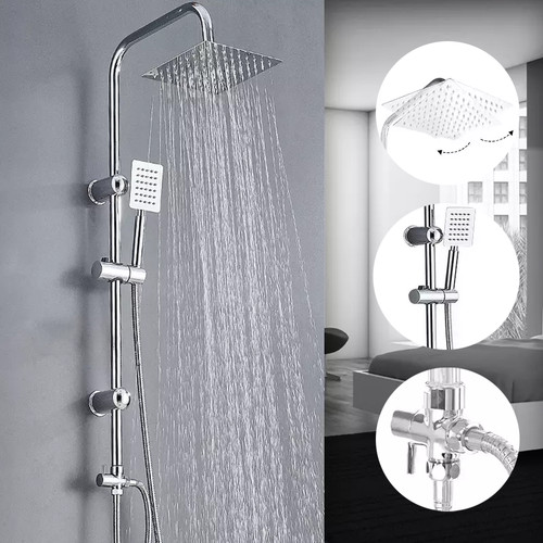 Shower kit twin head mixer - kit,