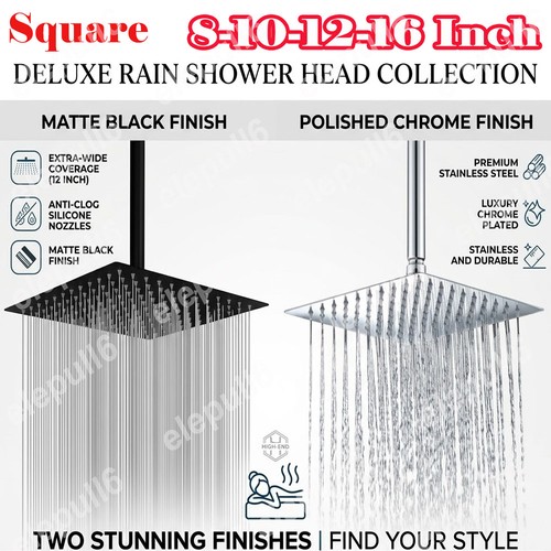 Rainfall shower - 8/10/12/16'',