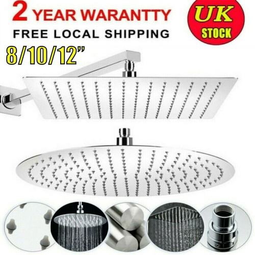Square round rainfall shower - square,