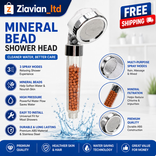 New shower head mode high - head, 3