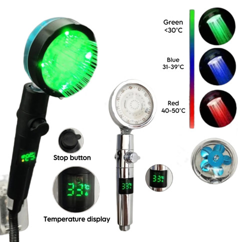 High pressure led shower - led, head
