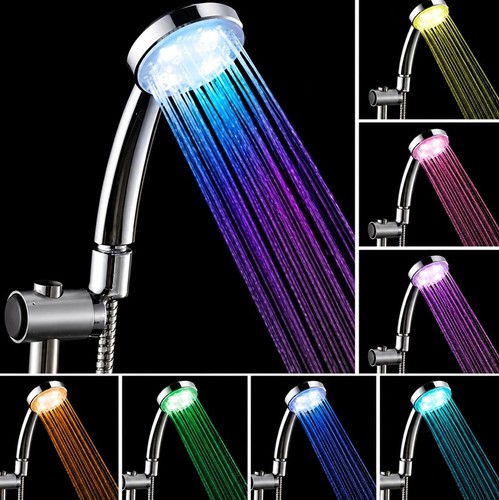 Led handheld shower head - led,